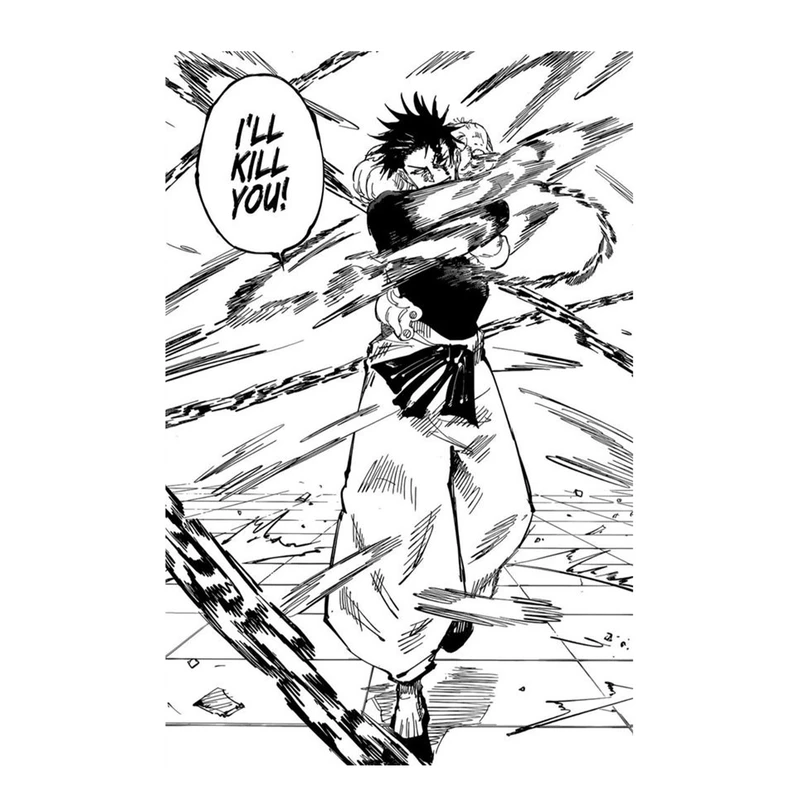 استیکر لپ تاپ و موبایل مدل انیمه طرح جوجوتسو کایسن توجی فوشیگورو Jujutsu Kaisen Toji Fushiguro کد 489
