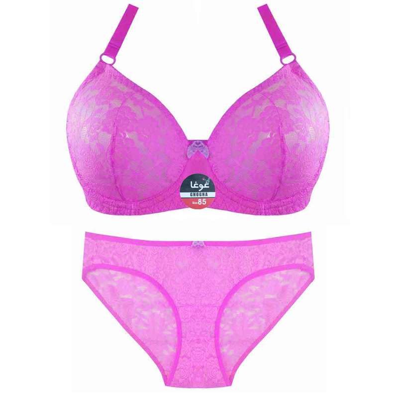 ست شورت و سوتین زنانه غوغا مدل گیپور کد Oid-StWH1