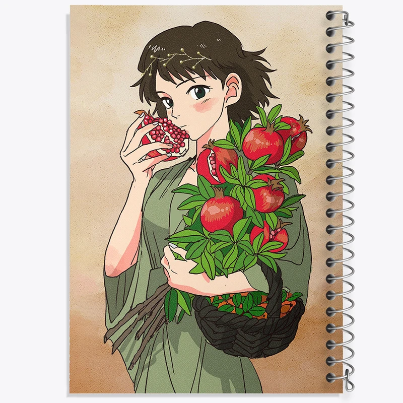 دفتر نقاشی 50 برگ خندالو طرح سان انیمه پرنسس مونونوکه کد 34099