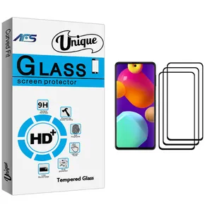 AFS Unique Glass Screen Protector For Samsung Galaxy M62 Pack Of 3