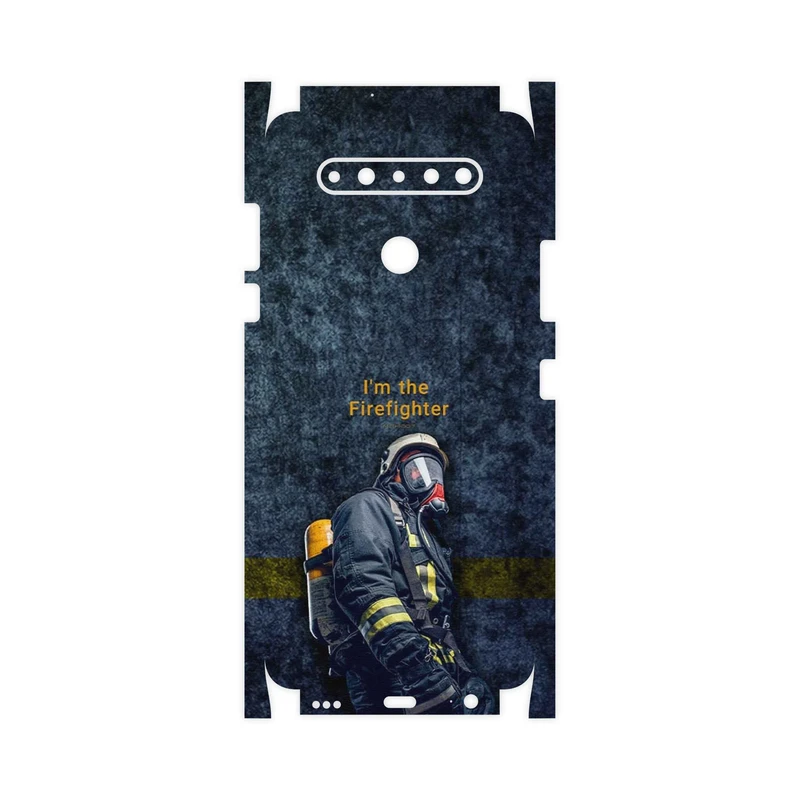 برچسب پوششی ماهوت مدل Firefighter-FullSkin مناسب برای گوشی موبایل ال جی K51s