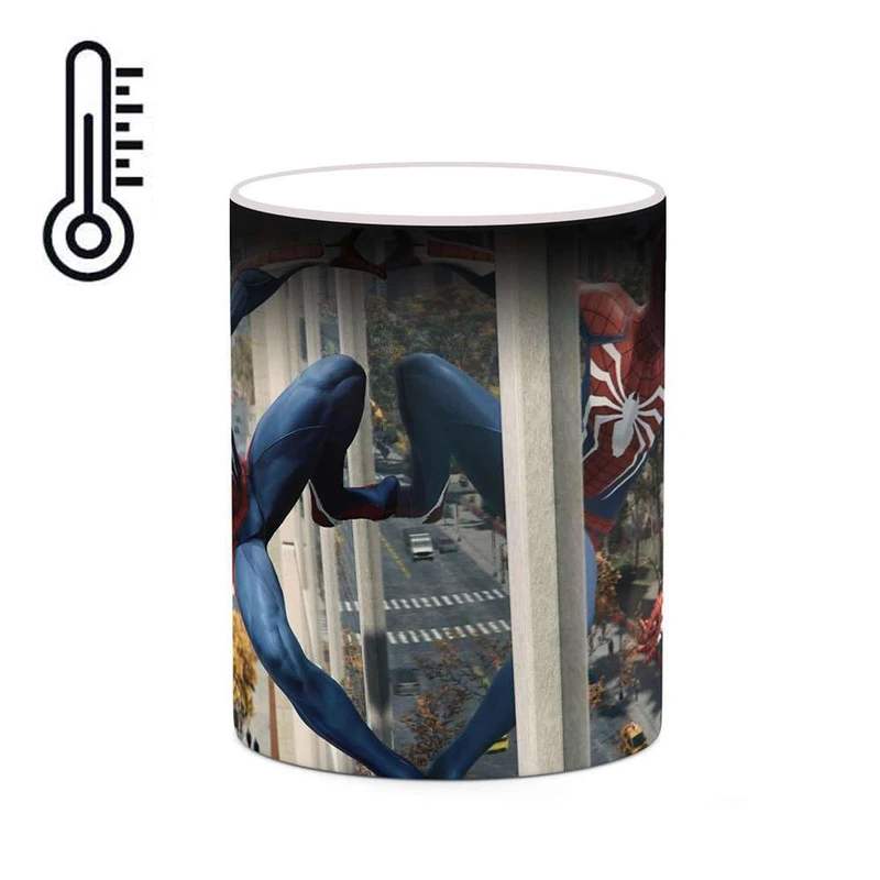 ماگ حرارتی کاکتی مدل کارتون Spider Man کد mgh23216