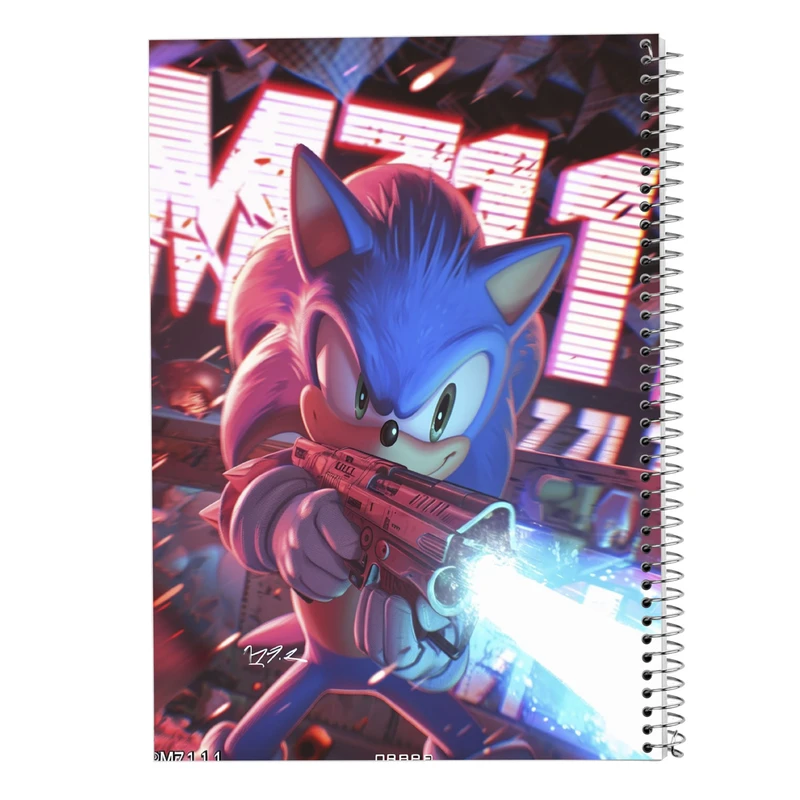 دفتر ژورنال نویسی 50 برگ مدوپد مدل نقطه ای طرح سونیک sonic کد DF13438