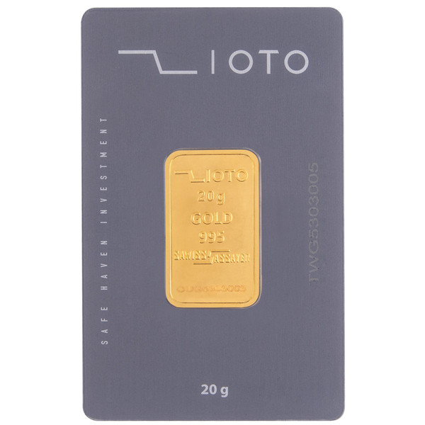 شمش طلا 24 عیار زیوتو مدل DD-Au-p20