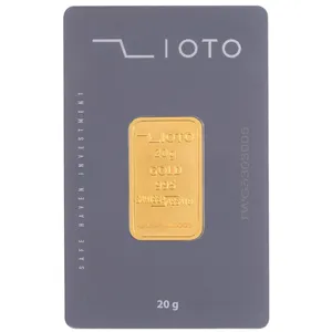 شمش طلا 24 عیار زیوتو مدل p20
