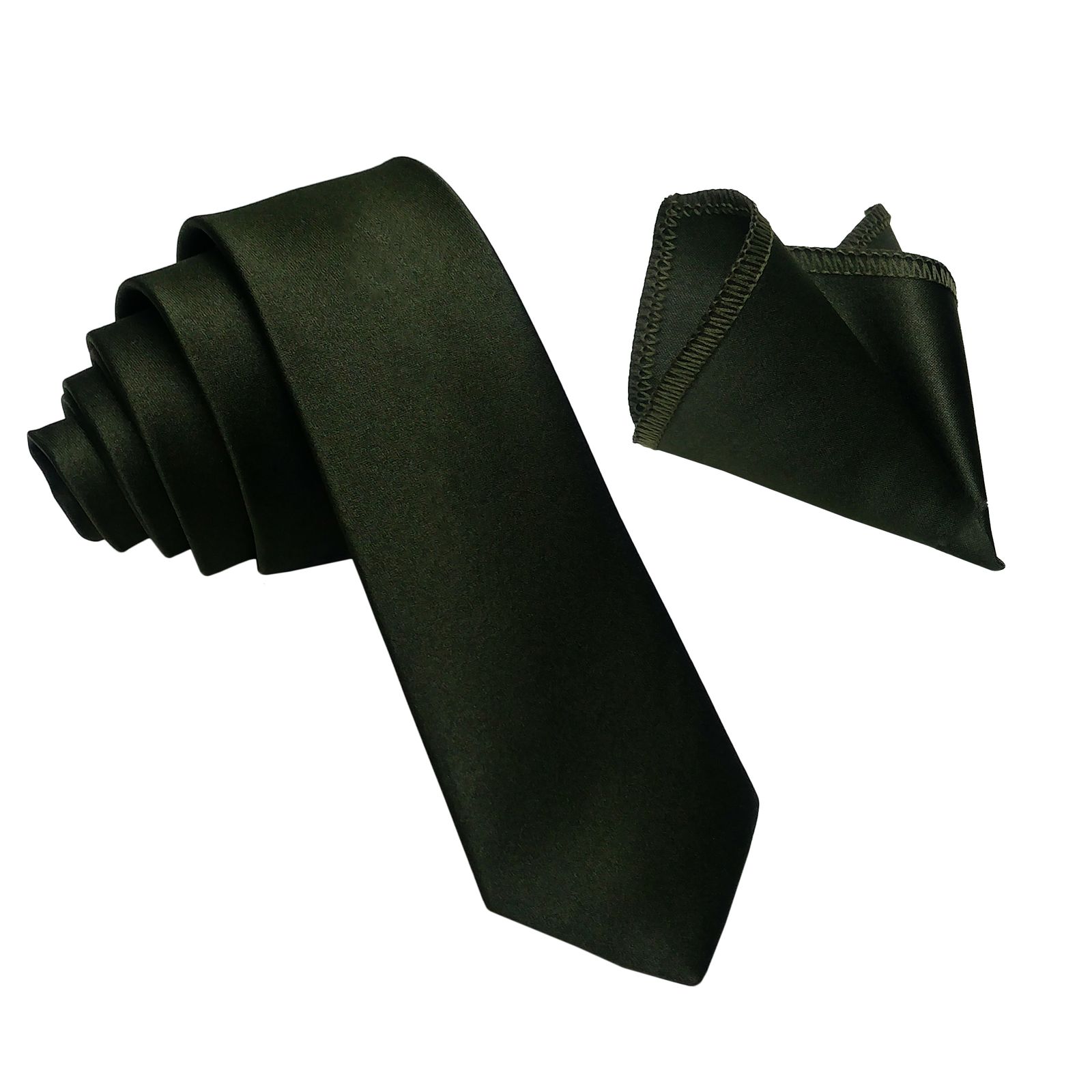 ست کراوات و دستمال جیب مردانه مدل 00 -  - 1