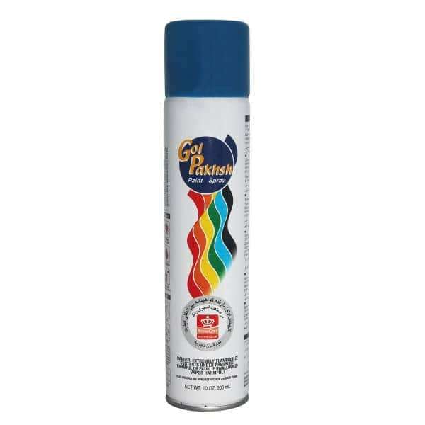 اسپری رنگ آبی سیر گل پخش مدل تیره حجم 300 میلی لیتر بسته 3 عددی