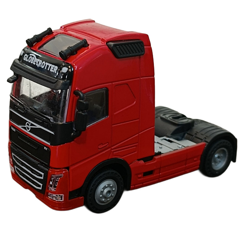 ماشین بازی مدل چراغ دار VOLVO FH طرح تک محور