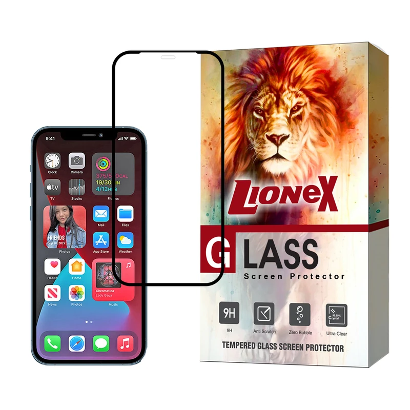 محافظ صفحه نمایش سرامیکی لایونکس مدل CRMSNWLI مناسب برای گوشی موبایل اپل iPhone 12 Pro Max