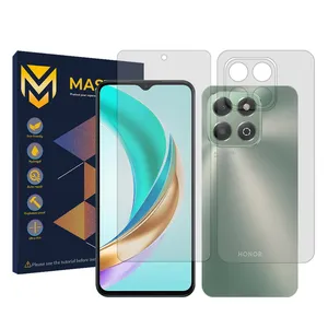 Master Resistant model transparent screen protector suitable for the Honor X6b mobile phone along with the back of the phone protector