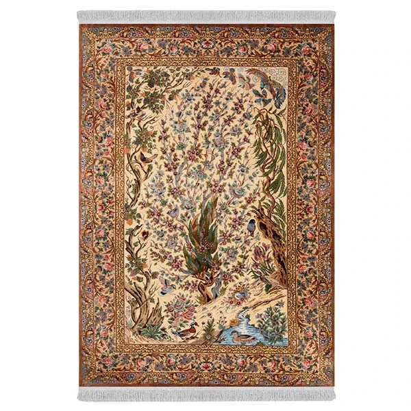 فرش پارچه‌ای دفه مدل فرشینه هازان مخمل کد 095