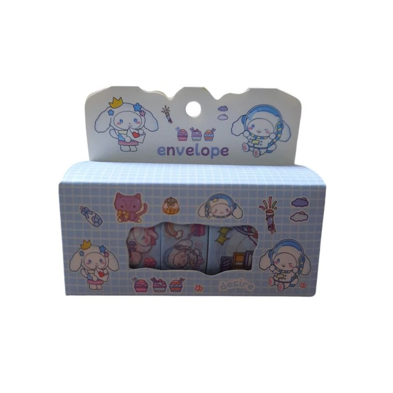 چسب نواری مدل واشی طرح ملودی سانریو کد 86 بسته 4عددی