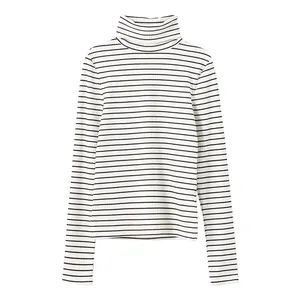 بلوز آستین بلند یقه اسکی زنانه ال سی وایکیکی مدل W45105Z8