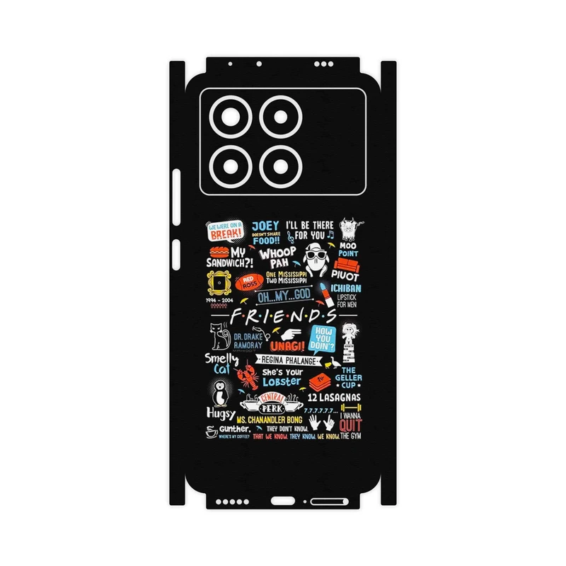 برچسب پوششی ماهوت مدل Friends 2-FullSkin مناسب برای گوشی موبایل شیائومی Poco X6 Pro