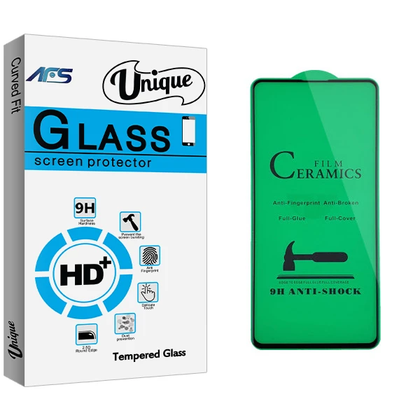 محافظ صفحه نمایش سرامیکی ای اف اس مدل Unique Glass مناسب برای گوشی موبایل سامسونگ Galaxy A71