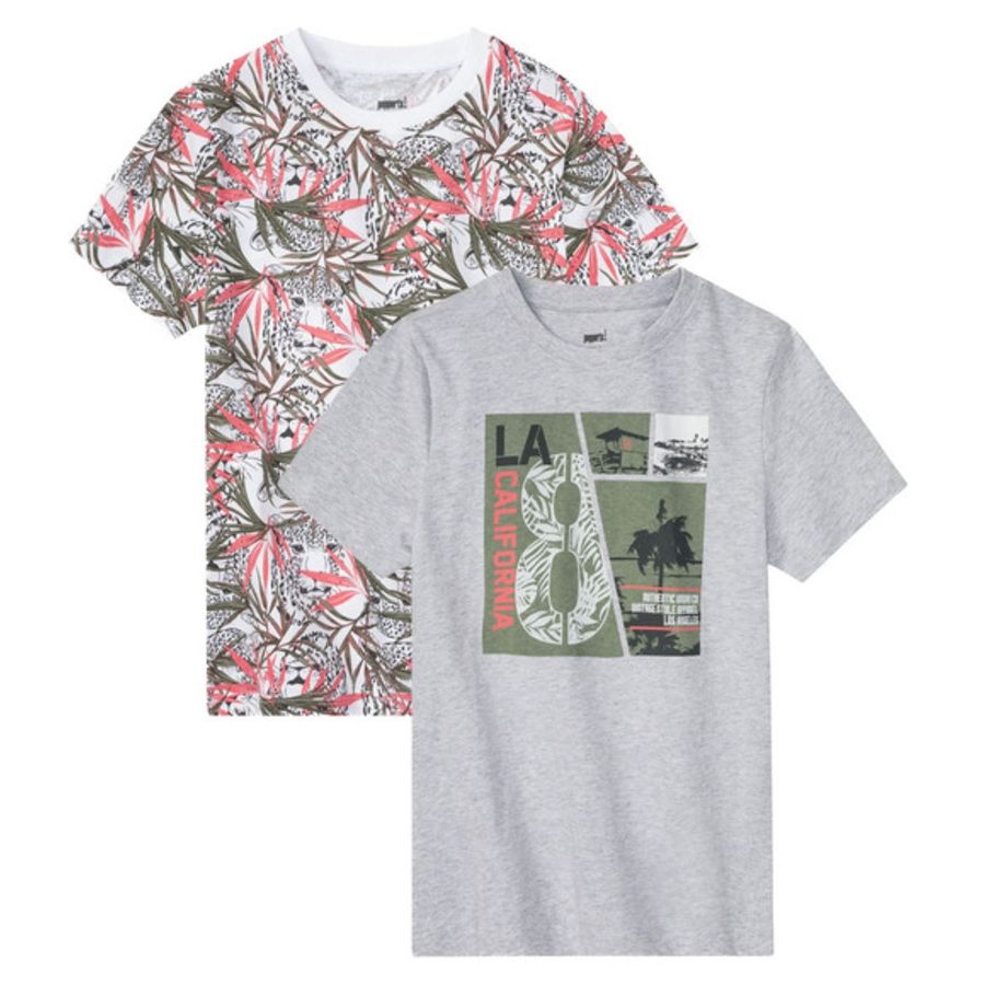 تی شرت آستین کوتاه پسرانه پیپرتس مدل  125488 مجموعه دو عددی  -  - 1