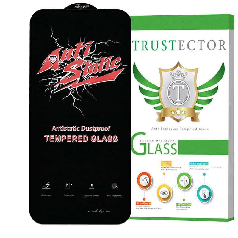 محافظ صفحه نمایش آنتی استاتیک تراستکتور مدل ANTIDUSTT مناسب برای گوشی موبایل اپل iPhone 14