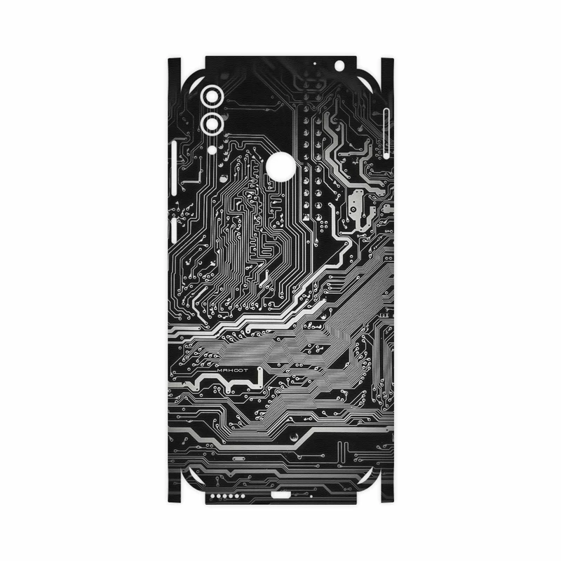 برچسب پوششی ماهوت مدل Black Printed Circuit Board-FullSkin مناسب برای گوشی موبایل آنر 8C