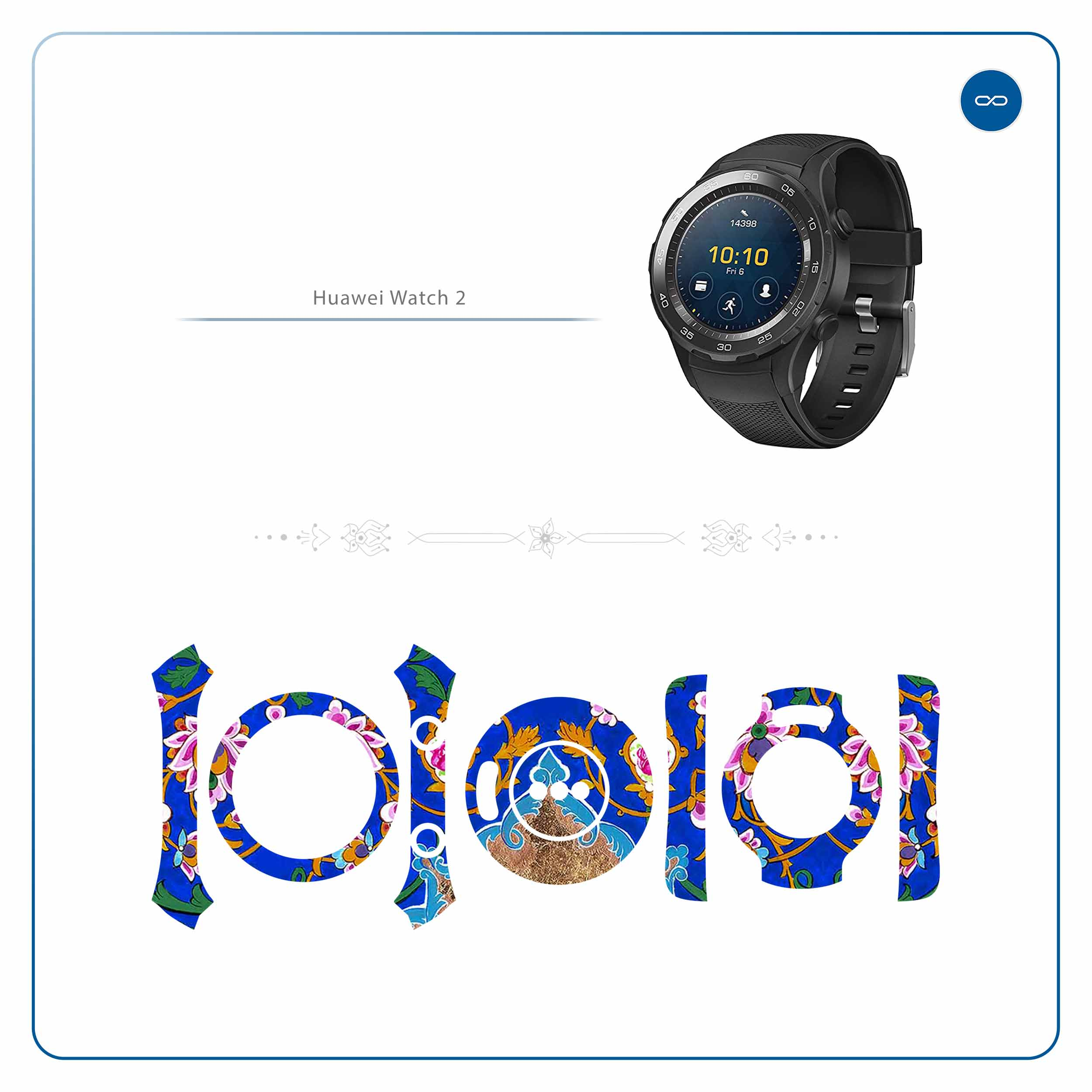 برچسب ماهوت طرح Maryams-Mathematics مناسب برای ساعت هوشمند هوآوی Watch 2