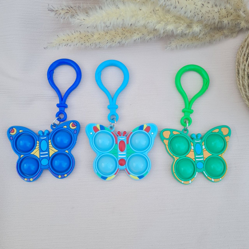 جاکلیدی دخترانه مدل پاپیت پروانه