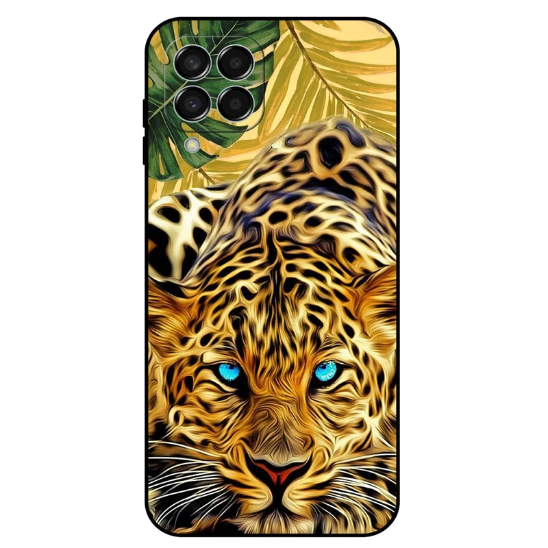 کاور مگافون طرح پلنگ مدل 7455 مناسب برای گوشی موبایل سامسونگ Galaxy M33 5G         