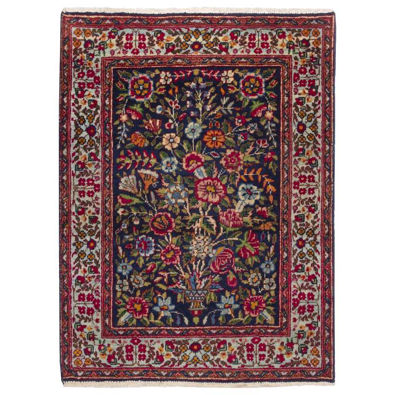  فرش دستباف قدیمی نیم متری سی پرشیا کد 184029