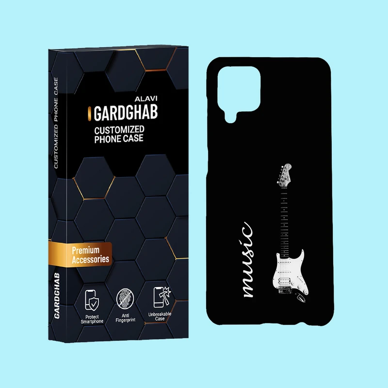 کاور گارد قاب علوی مدل ساز و موزیک مناسب برای گوشی موبایل سامسونگ Galaxy A12