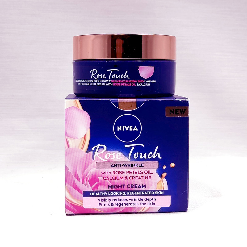 کرم ضد چروک شب نیوآ مدل rose touch حجم 50 میلی لیتر کرم ضد چروک شب نیوآ مدل rose touch حجم 50 میلی لیتر