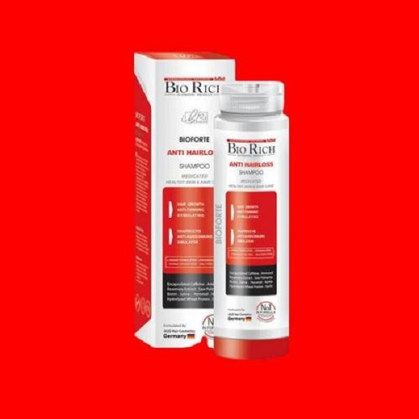 شامپو تقویت کننده و ضد ریزش مو بایوریچ مدل ANTI HAIR LOSS حجم 250 میلی لیتر