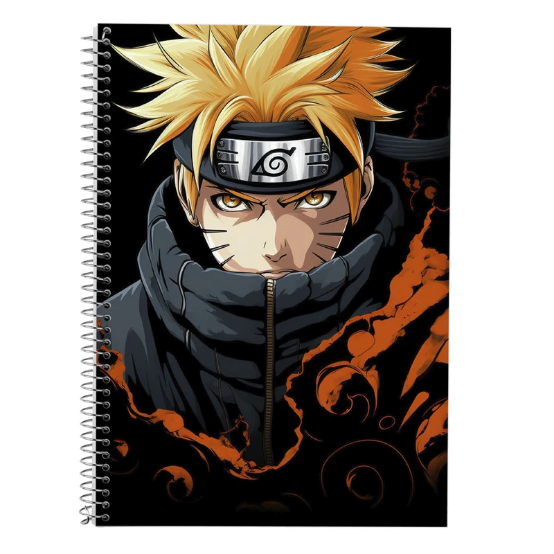 دفتر زبان 50 برگ مدوپد مدل Naroto کد DF11404