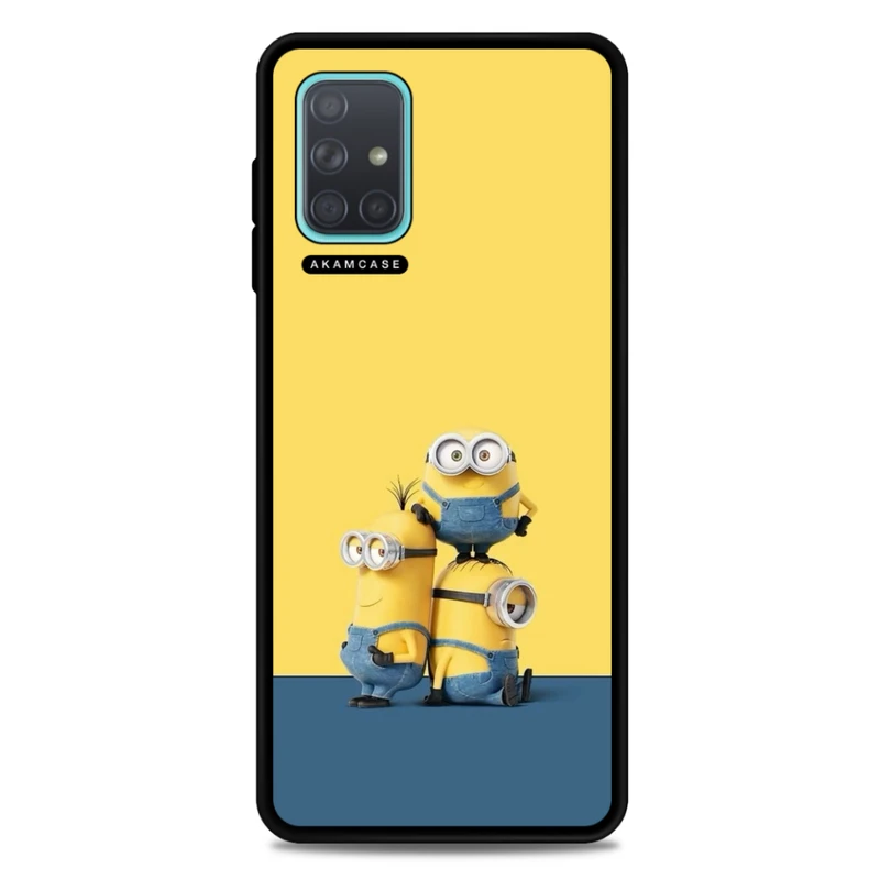کاور آکام مدل AMC-WSGA71-MINIONS4 مناسب برای گوشی موبایل سامسونگ Galaxy A71