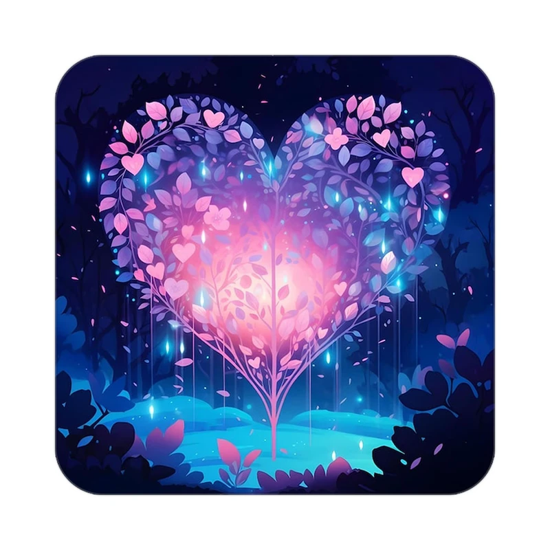 زیر لیوانی کاکتی مدل عاشقانه کد mp11017