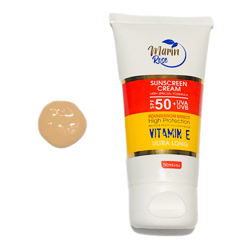 کرم ضد آفتاب رنگی مارین رز SPF 50 مدل M 03 مناسب پوست های چرب حجم 50 میلی لیتر کرم ضد آفتاب رنگی مارین رز SPF 50 مدل M 03 مناسب پوست های چرب حجم 50 میلی لیتر