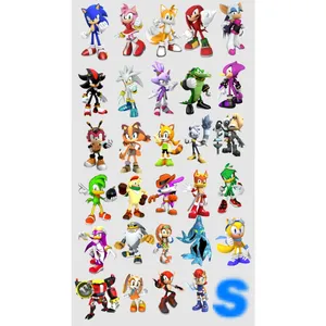 برچسب طرح سونیک کد 217