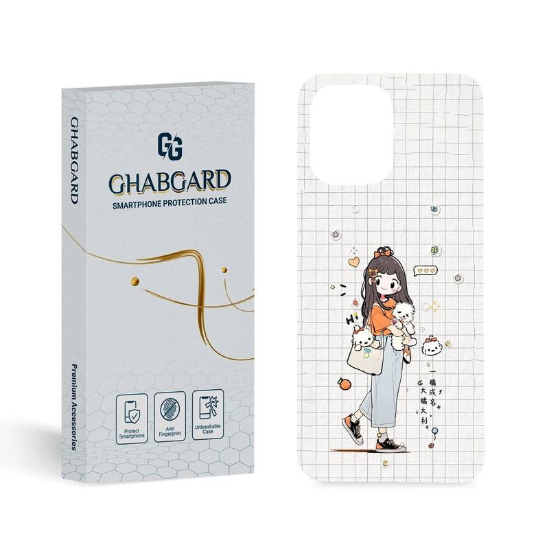 کاور قاب گارد مدل دخترانه مناسب برای گوشی موبایل شیائومی Redmi 12