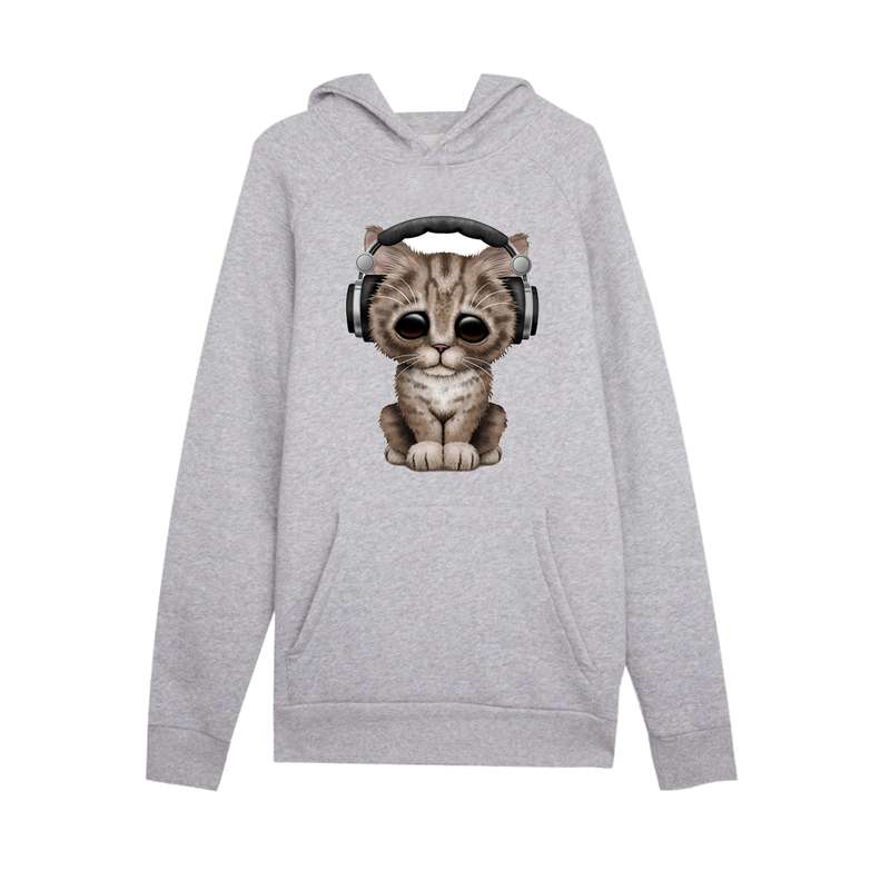 هودی پسرانه طرح گربه کد 1078
