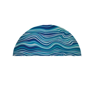 پادری مدل نیم دایره طرح کلاسیک موج دریا کد 9291 سایز 90×45 سانتی متر