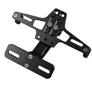 پایه و نگهدارنده پلاک موتور سیکلت وارون مدل B-65-BLK