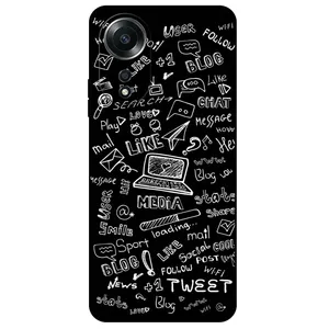 Megafone Social Media 1898 Cover For Oppo A58