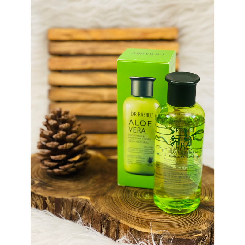 تونر پاک کننده صورت دکتر راشل مدل aloe veraa حجم 200 میلی لیتر