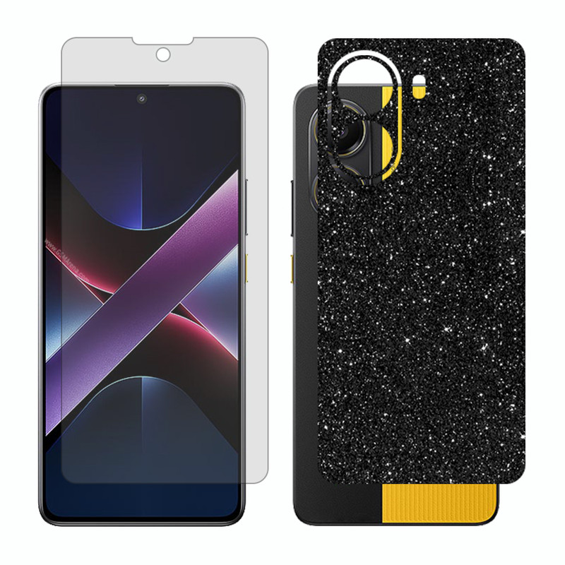 محافظ صفحه نمایش مات گلس مدل Together مناسب برای گوشی موبایل شیائومی Poco X7 Pro به همراه برچسب پوششی پشت گوشی