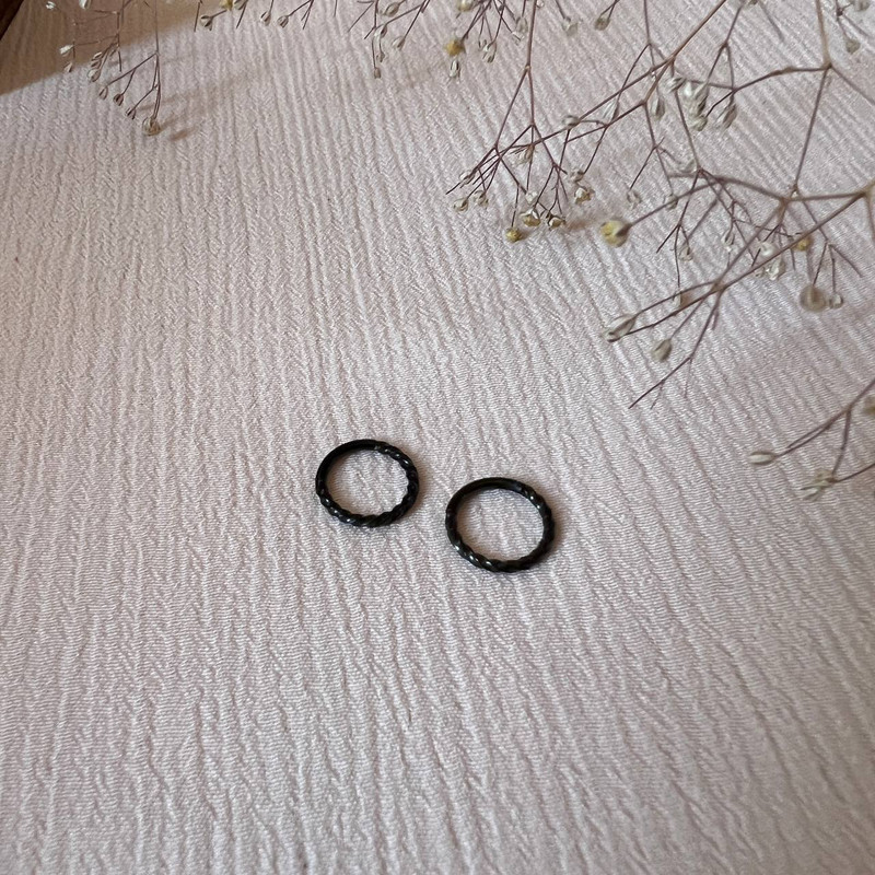 پیرسینگ گوش زنانه مدل پیچی کد 8