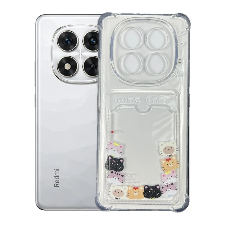 کاور طرح خانواده گربه ها مناسب برای گوشی موبایل شیائومی Redmi Note 14 Pro 4g