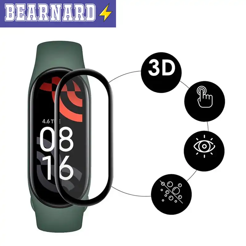 محافظ صفحه نمایش نانو برنارد مدل NBR مناسب برای ساعت هوشمند شیائومی Mi Band 7 بسته دو عددی