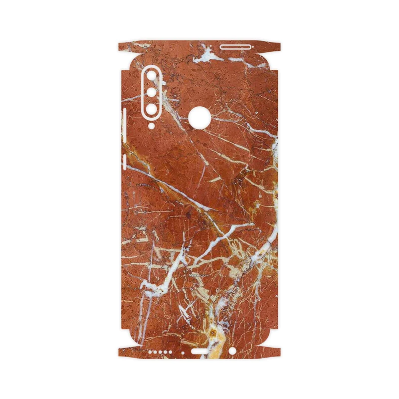 برچسب پوششی ماهوت مدل Red Marble-FullSkin مناسب برای گوشی موبایل هوآوی P30 Lite (24 MP Camera)