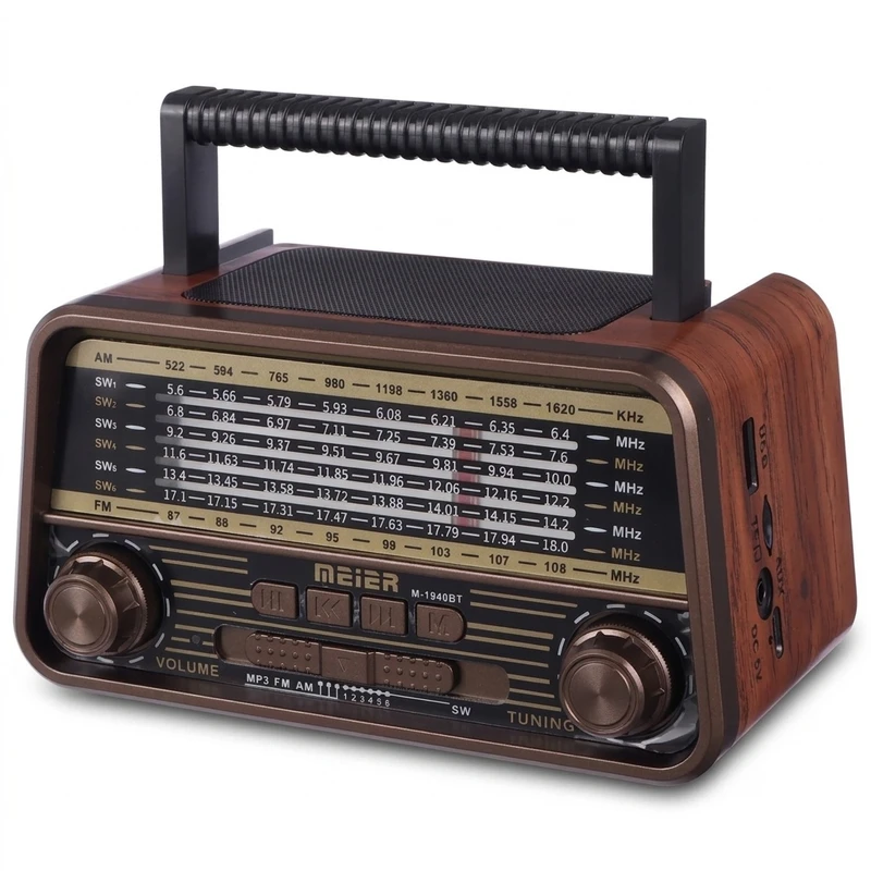 رادیو اسپیکر fm، am، sw، mw، tv مدل m-1940bt