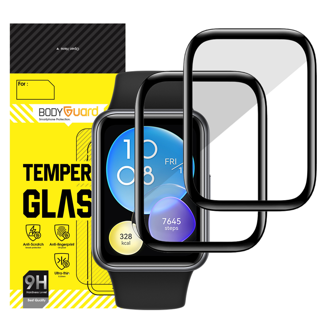 محافظ صفحه نمایش بادیگارد مدل PMMA مناسب برای ساعت هوشمند هوآوی Watch Fit 2 بسته 2 عددی