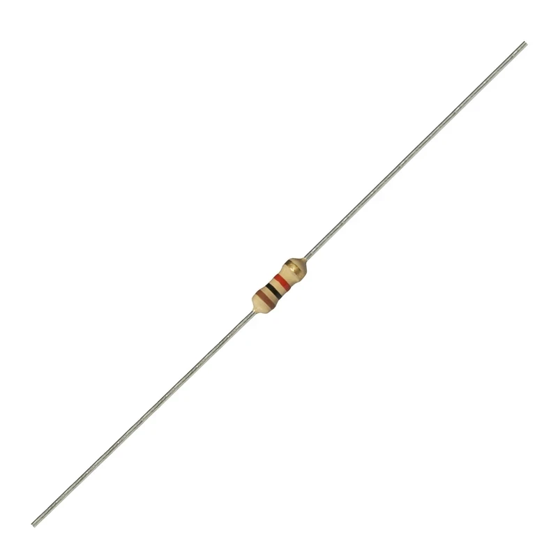 مقاومت 1 کیلو اهم 0.25 وات کد YADIKE0210R1K.25W5TDN50 بسته 50 عددی