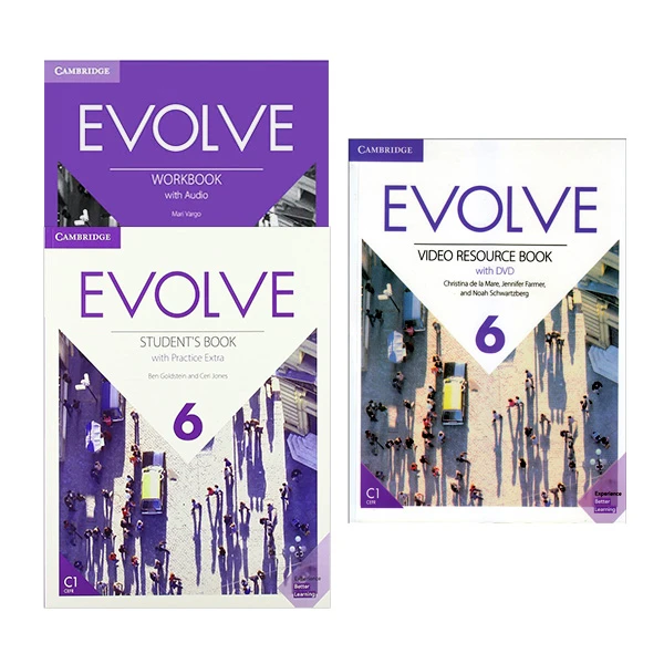 کتاب Evolve 6 و Video Resource Book Evolve 6 اثر Leslie Anne Hendra و Mark Ibboston و Kathryn O'Dell انتشارات دانشگاه کمبریج 3 جلدی