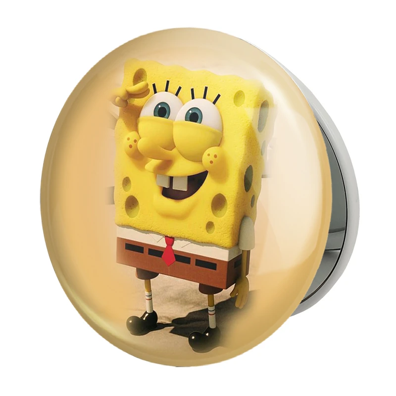 آینه جیبی خندالو طرح باب اسفنجی مدل تاشو کد 1359 